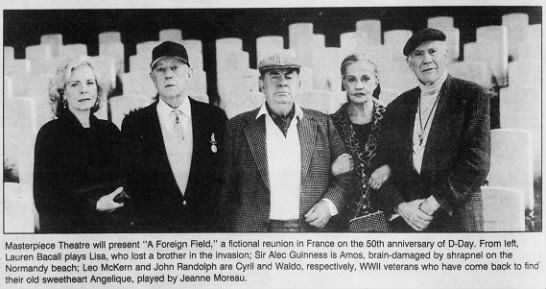 "A Foreign Field", a fictional reunion in France on the anniversary of D-Day
